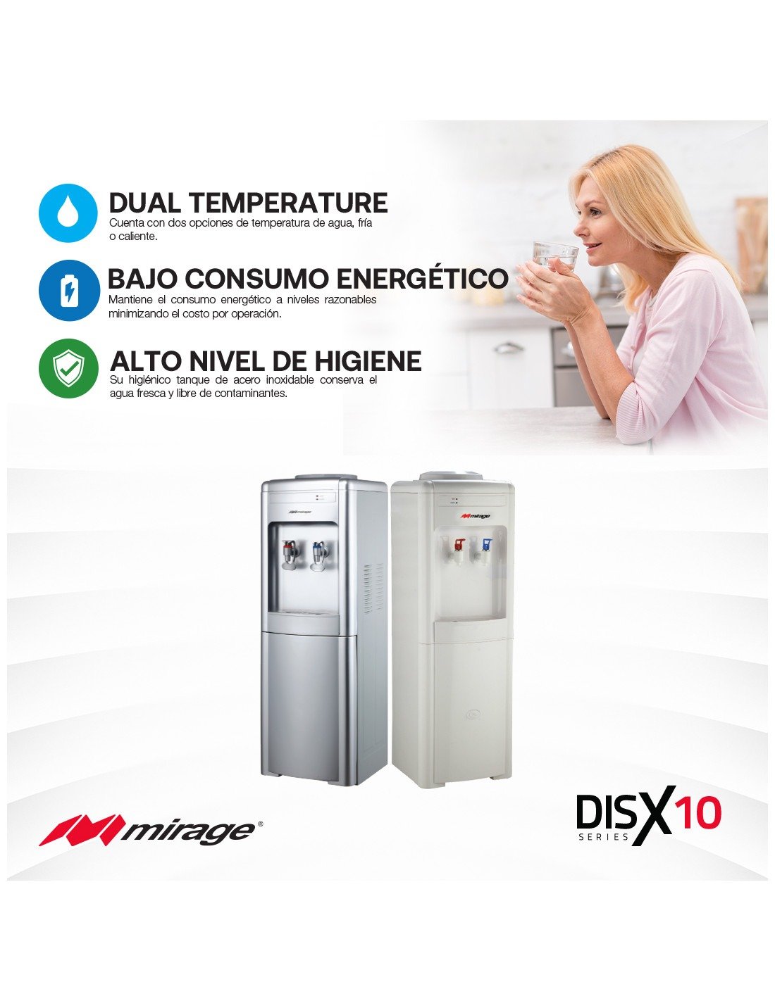 Dispensador Agua Mirage Hermosillo Climas Hmo
