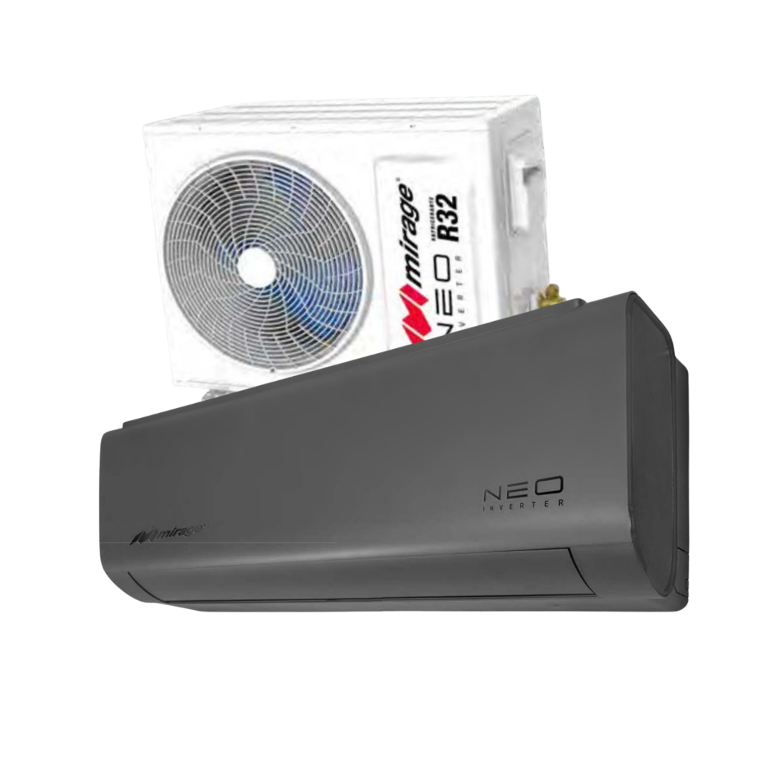 Climas Hmo Inverter NEO Minisplit Mirage FríoCalor Refrigerante R32